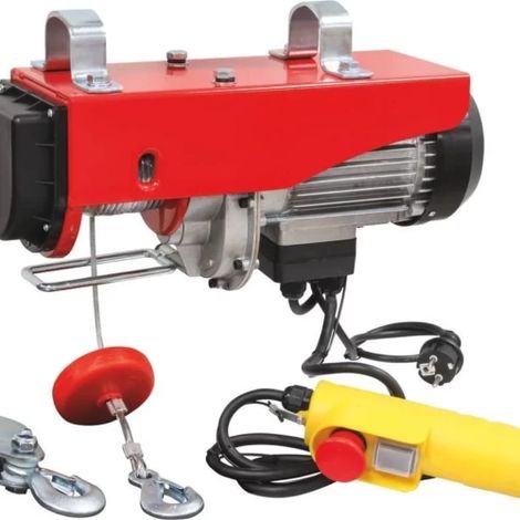 Drakkar Equipement – Palan électrique à câble 230V 800kg – Câble de 18 mètres – Commande à distance – Protection IP54 pour usage intensif (1/3)