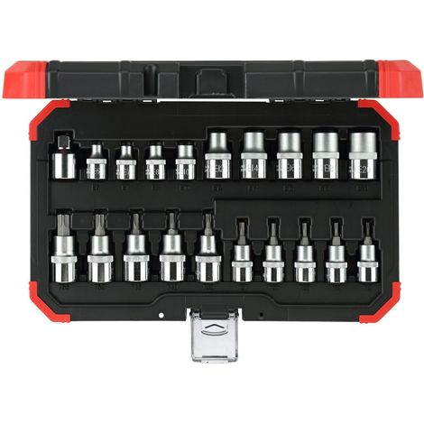 GEDORE RED 3300045 - Jeu de clés à douille 1/2 TX 20 pcs , R68003020 (1/5)