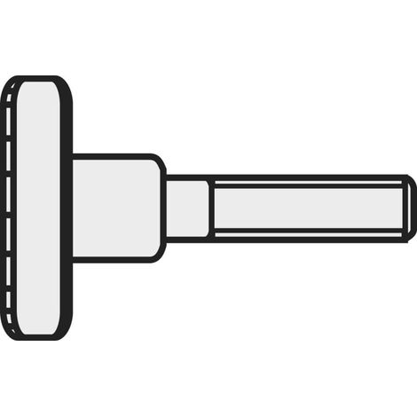 TOOLCRAFT M512 D464-5.8:A2K 194767 Viti zigrinate M5 12 mm DIN 464 Acciaio galvanizzato zinco 10 pz.