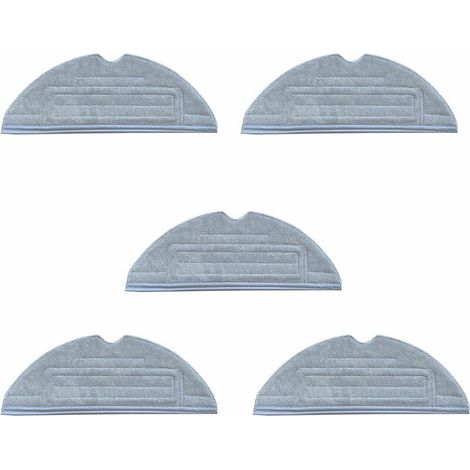 Remplacement Lingettes Serpillière ,Vadrouille Lavette Chiffon Pièces Détachées Aspirateur (5-Pièces) (1/4)