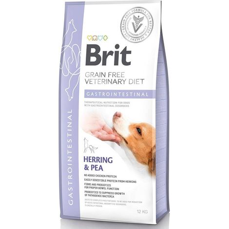 Aliment complet sans céréales pour chiens Brit VET Diets, 12 kg, pour troubles gastro-intestinaux