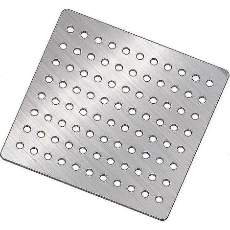 Abflussabdeckung aus Edelstahl 304, Verstopfungsschutz, 15 x 15 cm (5,9 x 5,9 Zoll), Heilwiy Geschenk (1/4)