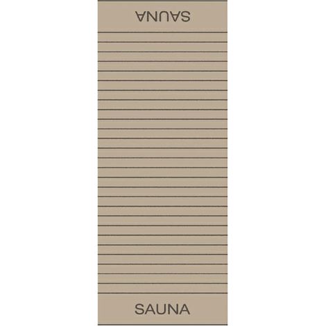 Serviette de plage Balance Sauna 80x200 sable 39 éponge 500g/m2 100% coton Cawoe