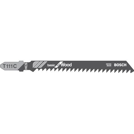 Bosch LAMA PER LEGNO T 111 C 5 PZ. BLISTER 5.00 confezioni