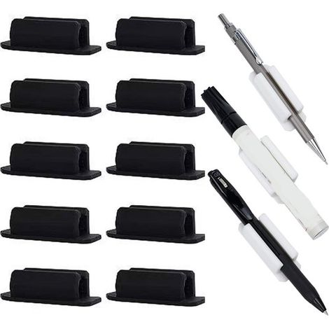 Set di 10 portapenne, portapenne autoadesivi, vassoi portapenne, scatola portapenne per riporre le penne (1/5)