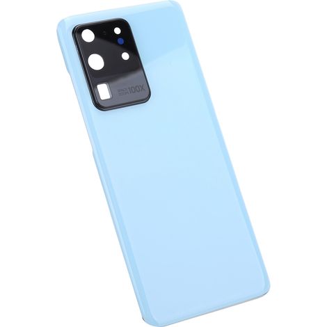 Coque arrière de remplacement pour batterie de téléphone portable Samsung S20 Ultra 5G Bleu, avec outils inclus. (1/5)