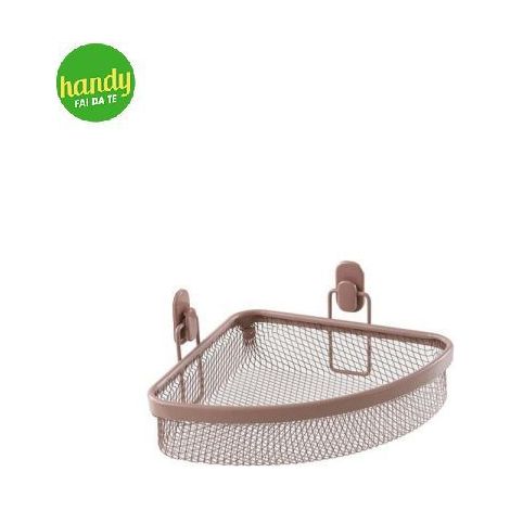 Mensola angolare Feridras Taki un ripiano Mocha Mousse