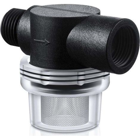Filtre à crépine de pompe à eau, filtre à crépine de tuyau à visser de remplacement pour camping-car de 1/2 pouce compatible avec les pompes WFCO ou Shurflo (1/4)
