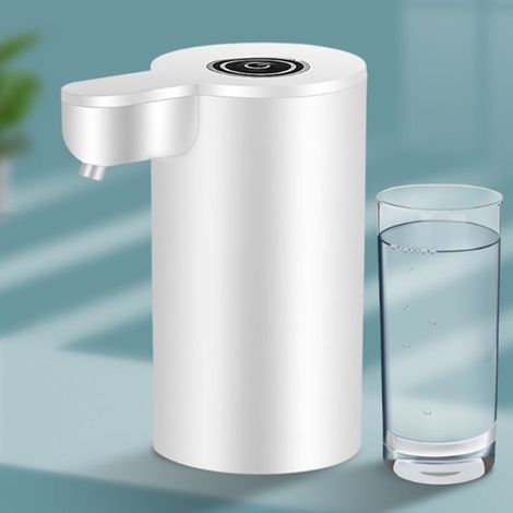 Distributeur de bouteilles d'eau en polypropylène, pompe à amorçage automatique pour bouteilles d'eau de différentes tailles, conçue pour un gain de temps et d'efforts. (1/5)