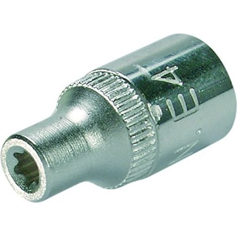 BGS Douille pour clé, profil E 6,3 mm (1/4") E4