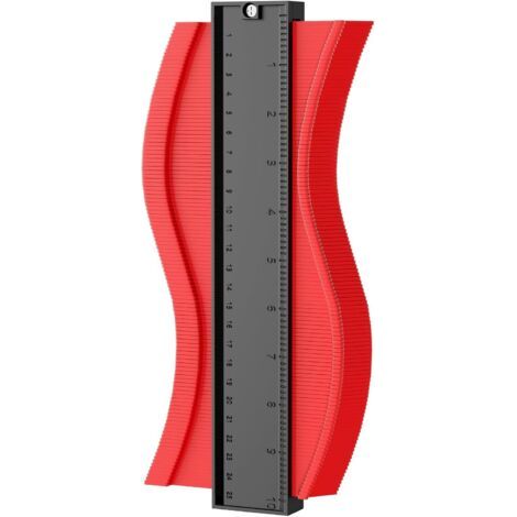Jauge De Contour, 10 Pouces Règle Copieur De Contour Pour Gabarit De Découpe, Outils De Traçage Copieur Forme Pour Une Mesure Précise Outillage Pour Cadeau Fête Des Pères (1/5)