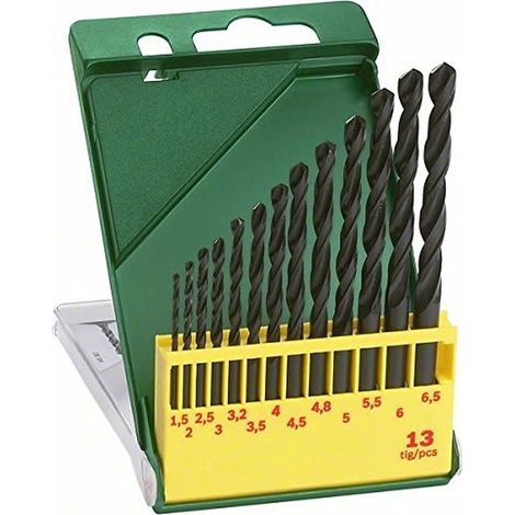 Punte HSS Rettificate in Set da 13 Pezzi Bosch (1/4)
