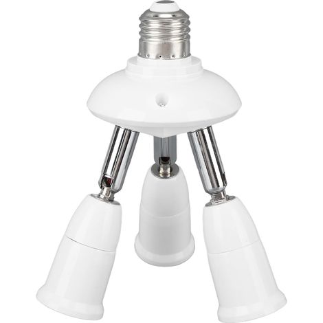 Adattatore sdoppiatore per portalampada E27/E26 – 180°/360° – cablaggio – convertitore – testa della lampada