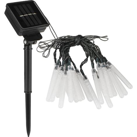 Solarbetriebenes Weihnachtslichter-Set für Haus, Garten, Hochzeit, Party – Dekoration in Blau (1/5)
