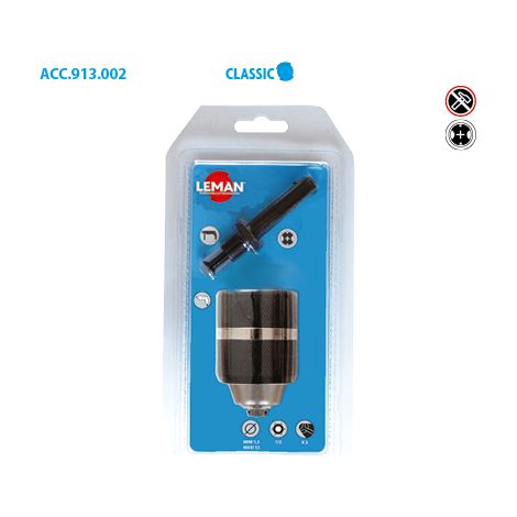 Mandrin auto-serrant + adptateur SDS+/SPIT - 913.002 - Leman (1/3)