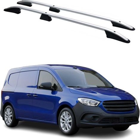 Barres de toit longitudinales pour Mercedes Citan 2021-2026 L2 empattement long Aluminium Gray 2 Pcs (1/5)