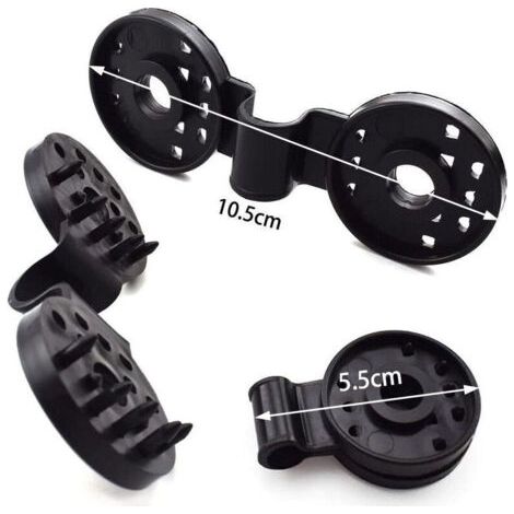 40 Pièces Clips pour Bache, Clip Spécial avec Œillet, Fixation Traités Anti-UV pour Brise Vue, pour Toile Clôture, Filet D'ombrage, Tissu Coupe-Vent (1/3)