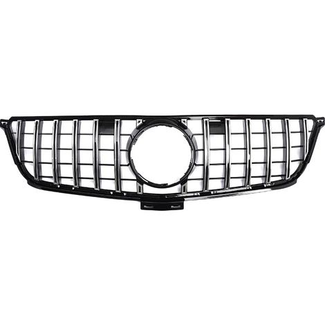 Grille Avant, Design Moderne, Construction Durable, Chrome Argent Noir (1/2)