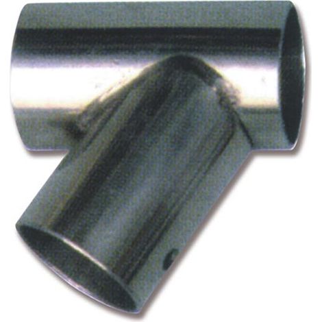 Angolo inox inclianto 60 gradi diametro mm 22 per passamaneria