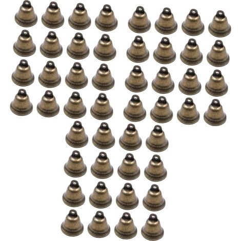 Lot De 3 Cloches en Bronze Hochets en Cuivre Décorations pour Sapin De Noël Pendentifs 16 Pièces X 3 (1/5)