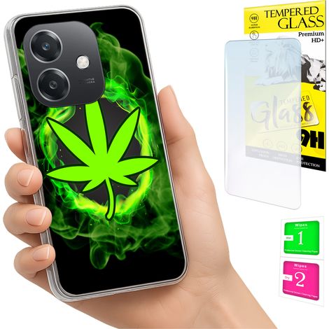Funda para Oppo A40 / A40m / A60 5G con cubierta para foto y tapa trasera de cristal 9H. (1/5)