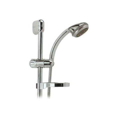 SALISCENDI DOCCETTA 5 GETTI JET  ABS CROMATO TUBO MM 25 + FLEX CM 150 + D.MM 90