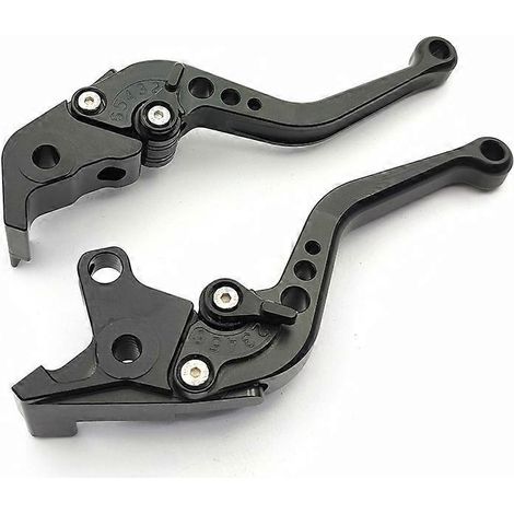 Accessoires moto - Guidon de frein - Embrayage hydraulique pour Yamaha Big Devil V-MAX - Poignées de klaxon modifiées (Titane 3) (1/5)