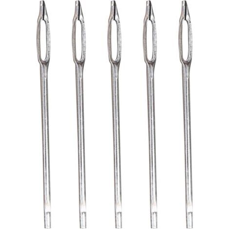 Kit de réparation de bouchon de pneu, kit de bouchon de pneu de voiture,Paquet de 5 aiguilles à œil fendu de remplacement Outil de réparation de pneus, Kit de réparation de pneus robuste, poin (1/5)