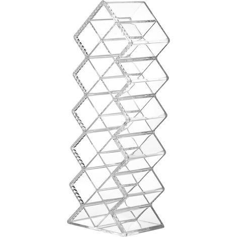 Organisateur De Rouges À Lèvres - Boîte De Rangement En Acrylique Transparente Avec 16 Compartiments - Pour Tubes De Rouge À Lèvres Et De Gloss - 1 Pièce (1/5)