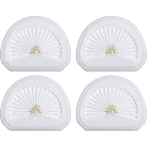 Confezione da 4 filtri per aspirapolvere portatile compatibili con Black & Decker VLPF10. Filtro di ricambio per aspirapolvere portatili Dustbuster HLVA315J e HLVA320J00 N575266, sostituisce il codice