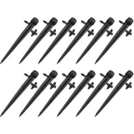Pair Lot de 50 Goutteurs Réglables Irrigation Goutte à Goutte 4/7mm Arrosage Micro Arroseurs pour Potagers/Fleurs