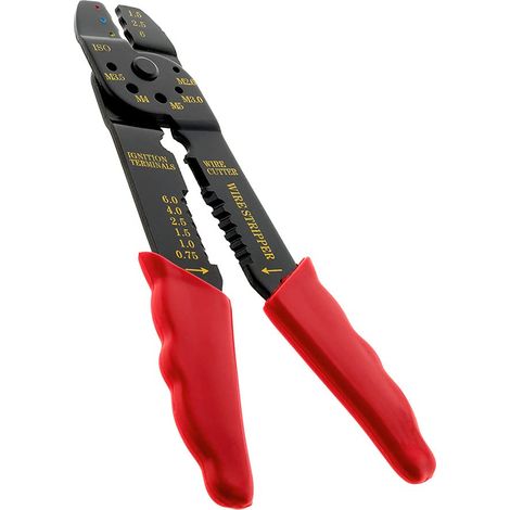 Pinza per crimpare i terminali + spelatura con gabarit (1/4)