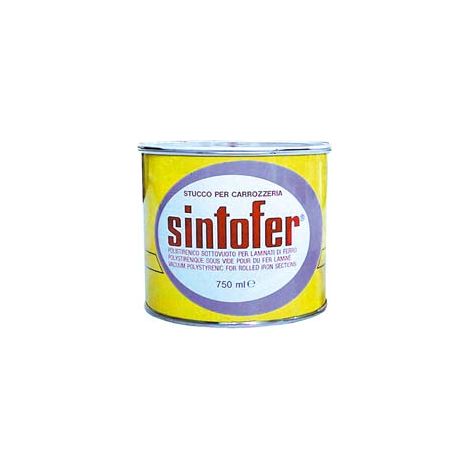 SINTOFER STUCCO PER METALLO IN BARATTOLO- - ml.500 grigio - 2 pezzi SINTOLIT