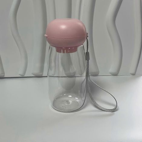 Botella de agua portátil para mascotas, bebedero de viaje a prueba de fugas y sin BPA para perros y gatos pequeños y medianos, ideal para actividades al aire libre y senderismo. (1/5)