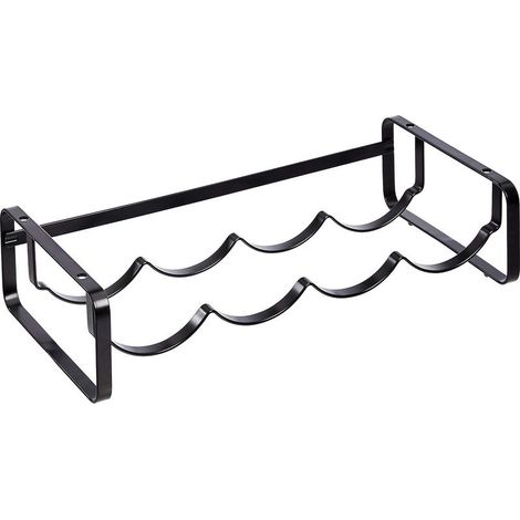 Range bouteilles empilable pour table, Noir, \u200e9 5P x 40l x 20H centimètres (1/4)
