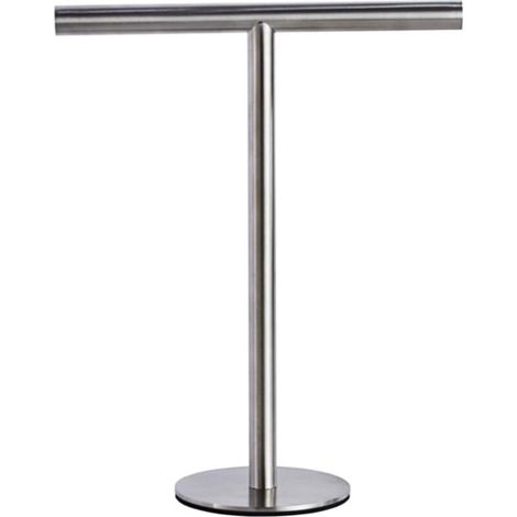 1 Porte-serviettes Sur Pied Acier Inoxydable Stable Sans Perçage Pour Salle De Bain Et Cuisine (1/5)