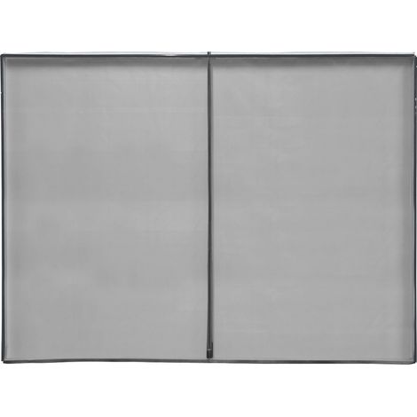 Magnetischer Fliegenvorhang Luance Spezial für Panoramafenster 300x220cm Grau - Luance