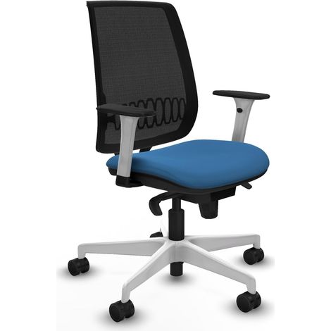 Chaise bureau piqueras y crespo Alares blanc support lombaire (1/2)