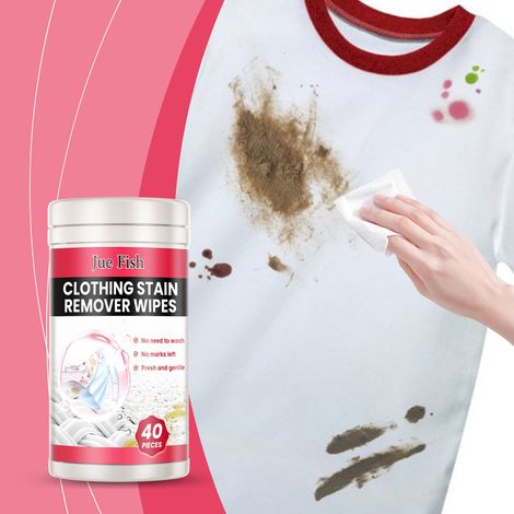 Gentle cleaning wipes for clothes, effectively removing stains and oil color and shape protected. -- 40 pieces -- BIEMMEDUE (1/5)