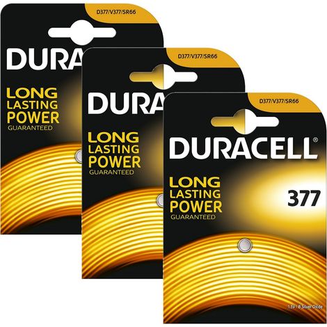 Duracell Oxyde d'argent Piles DC