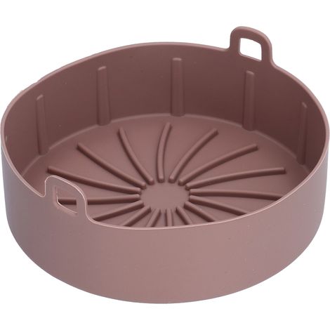 Silikonform für Heißluftfritteuse, 19 cm, braun, Backblech für Heißluftfritteusen, Backzubehör (1/5)