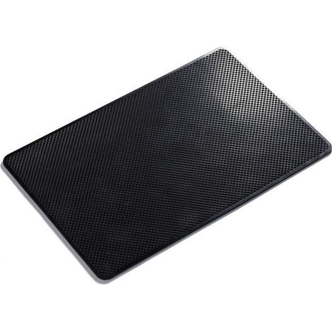 Tapis Antidérapant Voiture Tableau de Bord,27x 15cm,Auto-Adhésif Tapis Intérieur de Voiture en Gel de Silicone Lavable Réutilisable pour Téléphone Portable, Clés, Pièces de Monnaie (1/5)
