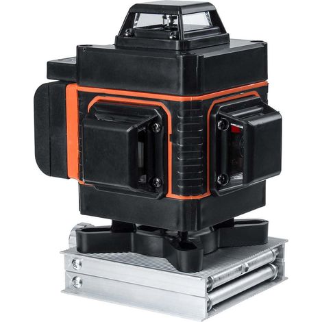 Selbstnivellierender 4D-Laser, 360°-Laser, 16 Linien, 4x360 horizontaler und vertikaler Kreuzlinienlaser, 4D-Bodenlasergerät mit grünem Strahl (1/5)