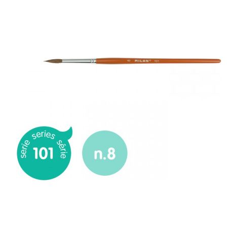 PINCEL ESCOLAR REDONDO SERIE 101, Nº 8 MILAN 80308