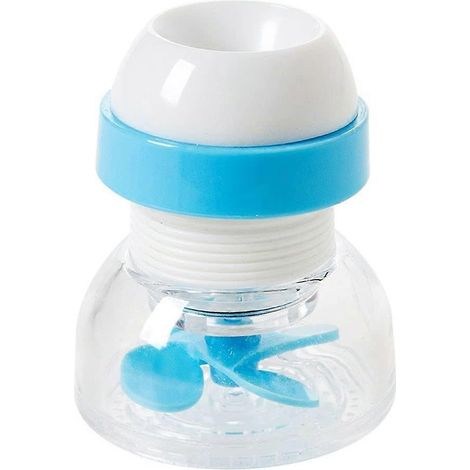 Rallonge de robinet de cuisine flexible et réglable - Économie d'eau, pommeau de douche anti-éclaboussures, filtre à eau, bleu (1/5)