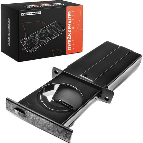Porte-gobelet, Plastique durable, S'adapte aux tailles de gobelets standard, Compatible avec la berline de luxe 5 Series Touring E60 E61, Installation dans le compartiment avant, Assemblage de la cons (1/5)