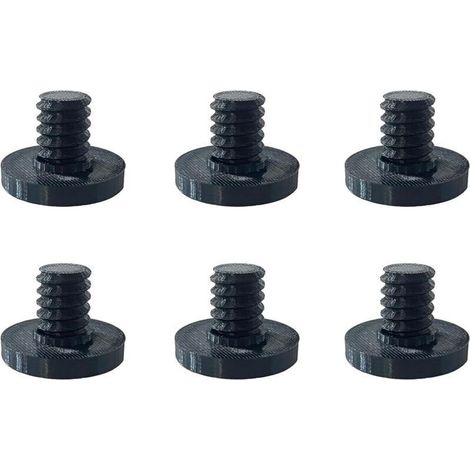Set mit 6 Ersatzschrauben für Gartenhäuser und Markisenzubehör