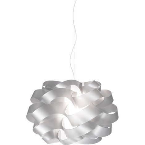 Lampadario Moderno Cloud Polilux ® Argento E Metallo Cromo 2 Luci E27 (1/2)