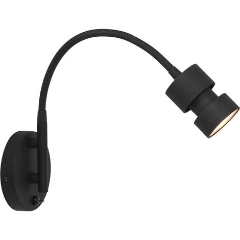 Lampada a muro Steinhauer Natasja led - nero - 3094ZW (1/4)