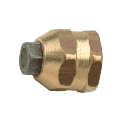 Getto Per Lance Motopompa Irroratrice Ugello Acciaio + Portaugello Ottone 2111